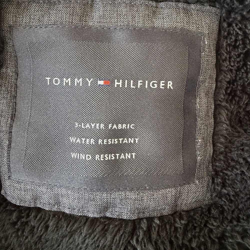 Kids Youth Size M Tommy Hilfiger 3 Layer Hooded Fleece Lined Jacket‎ - Picture 11 of 16